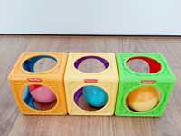 3 Kostki Fisher Price 3+ grzechotki