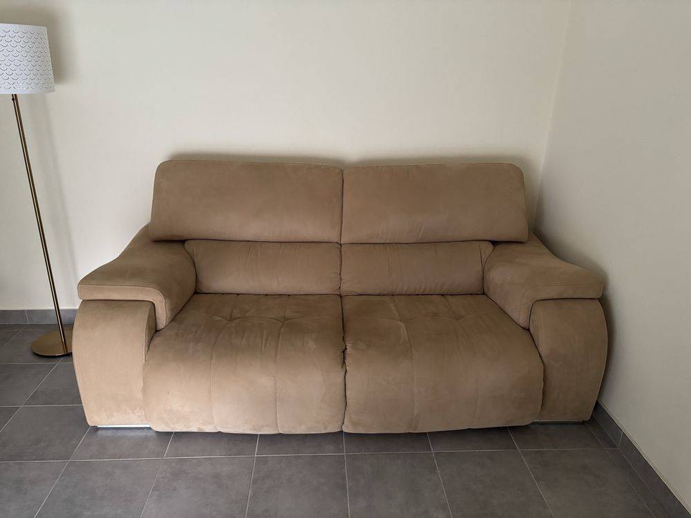 Sofá Castanho 3 lugares