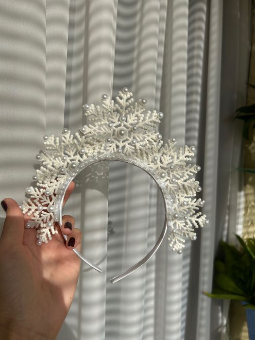 Святкове новорічне плаття для дівчинки + корона