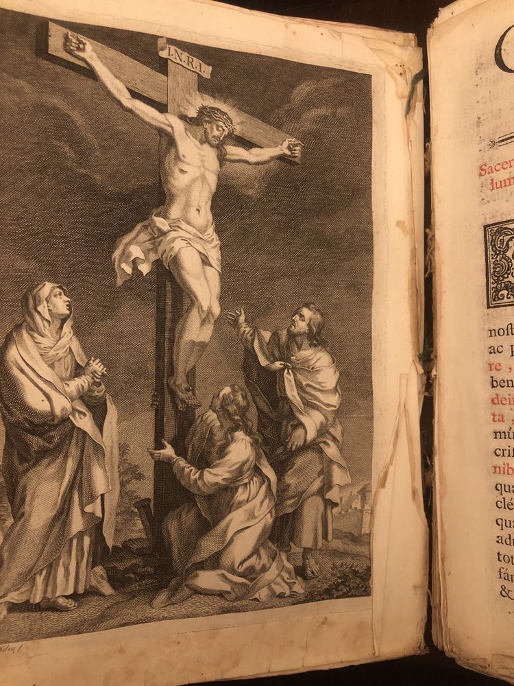 Séc XVIII Missal Romano 1755 Livro