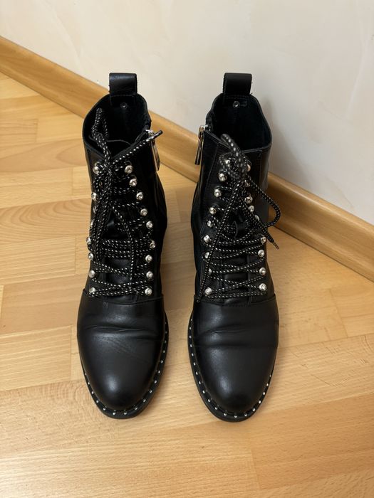 Черевики Zara шкіряні жіночі 39р