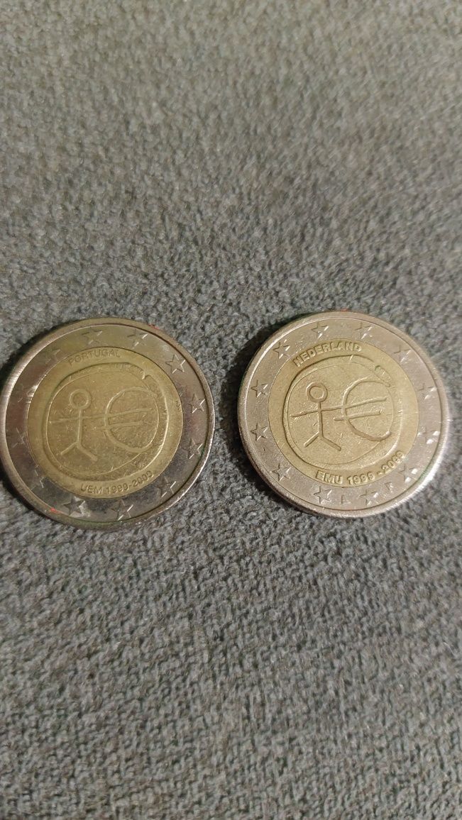 Moedas comemorativas de 2 euros