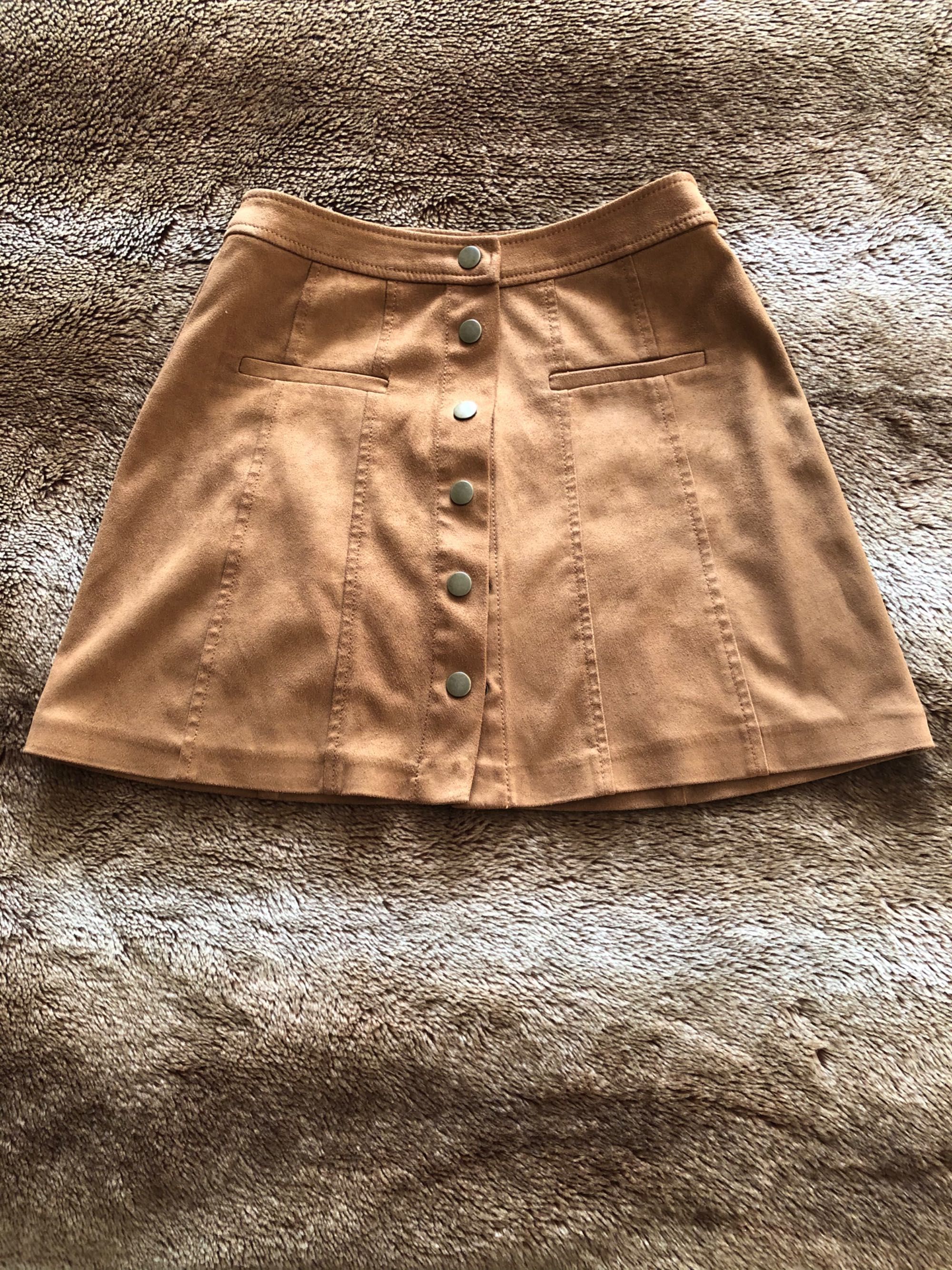 Юбка Zara «под замшу»
