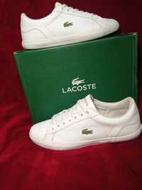 Buty Lacoste Lerond rozmiar 42 ,5 wkładka 27 cm białe buty skóra 43