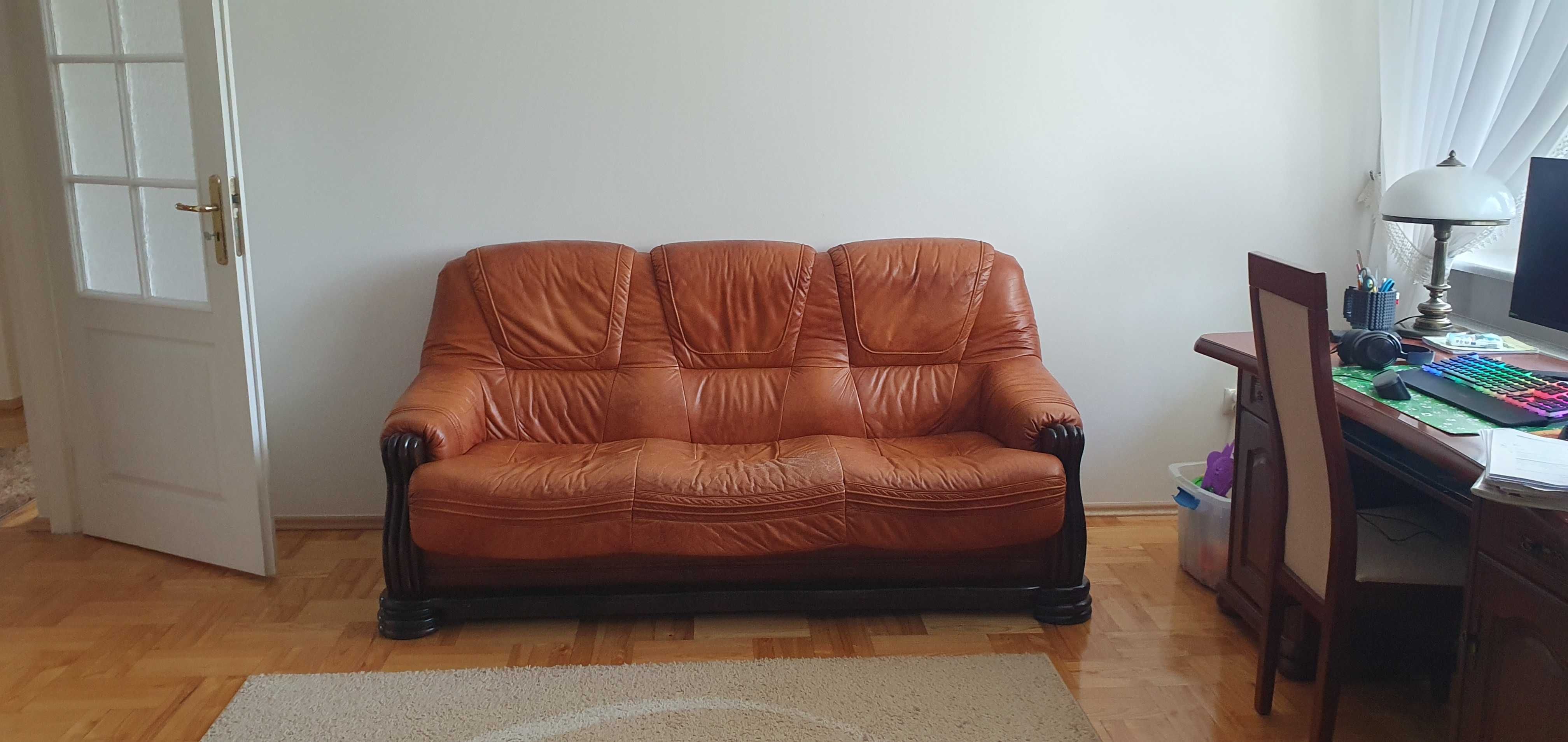 Skórzana kanapa Kler