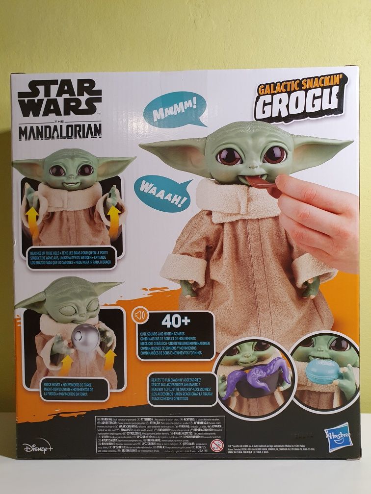 Star Wars Mandalorian Galactic Snackin' Grogu The Child Hasbro