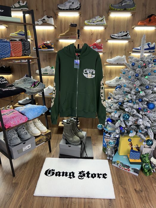 Зіп Худі CORTEIZ gasolina double zip hoodie green