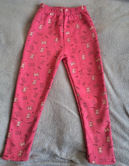 Ocieplane spodnie dziewczęce