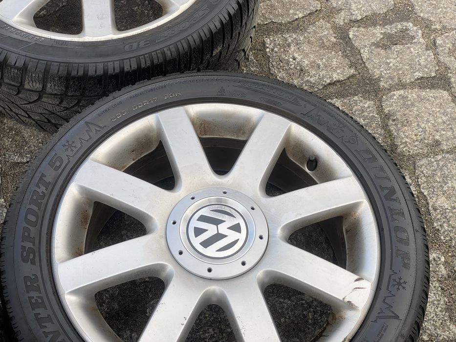 koła 5x112 Vw Golf V VI Eos Passat Touran Caddy zima 205/50 R17