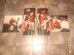 Tryptyk Maki 134x67