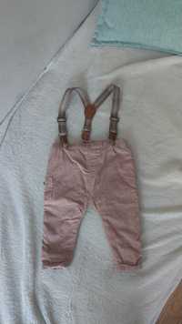 Spodnie z szelkami niemowlęce roz 3/6 Next