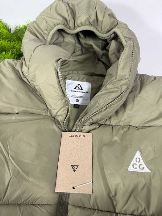 БЕЗ ПЕРЕДПЛАТ Курточка,Puffer Nike ACG Haki зелений пухан найк хакі
