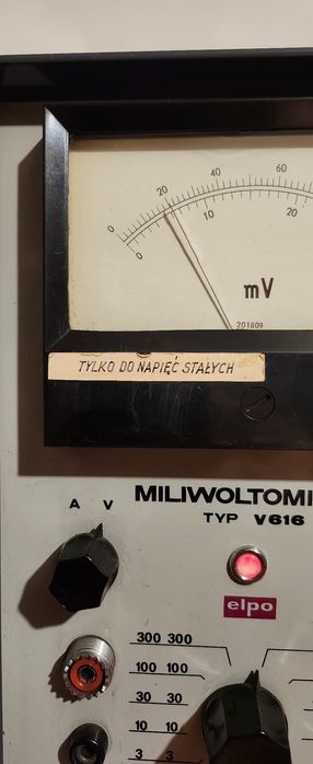 Stare urządzenie miernicze 1968 rok