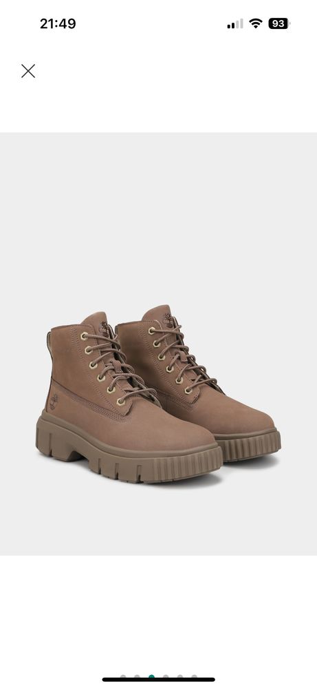 Ботінки Timberland Greyfield Mid Lace-Up бежеві тауп,ботинки