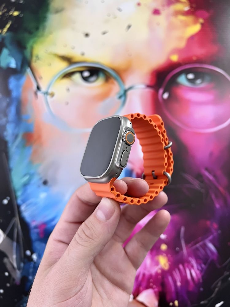 Apple Watch Ultra 2 49mm Gps+Celular Ti Case with orange ocean band