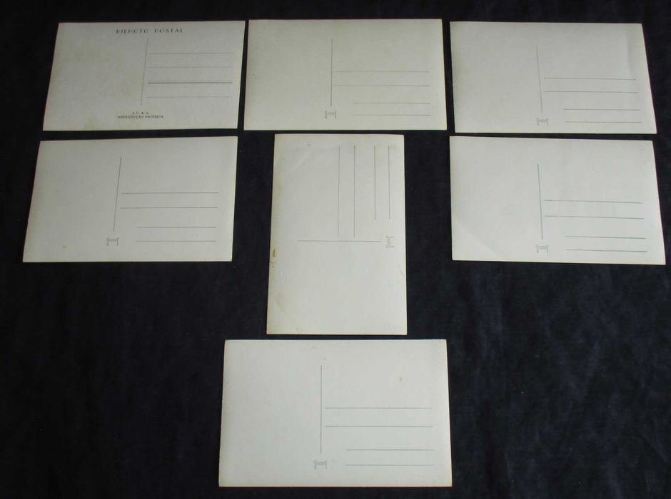 Bilhete Postal numerado preto e branco Sintra