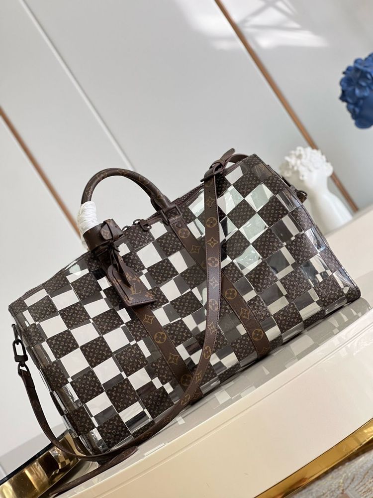 Saco de viagem Louis Vuitton  Lona e acrilico
