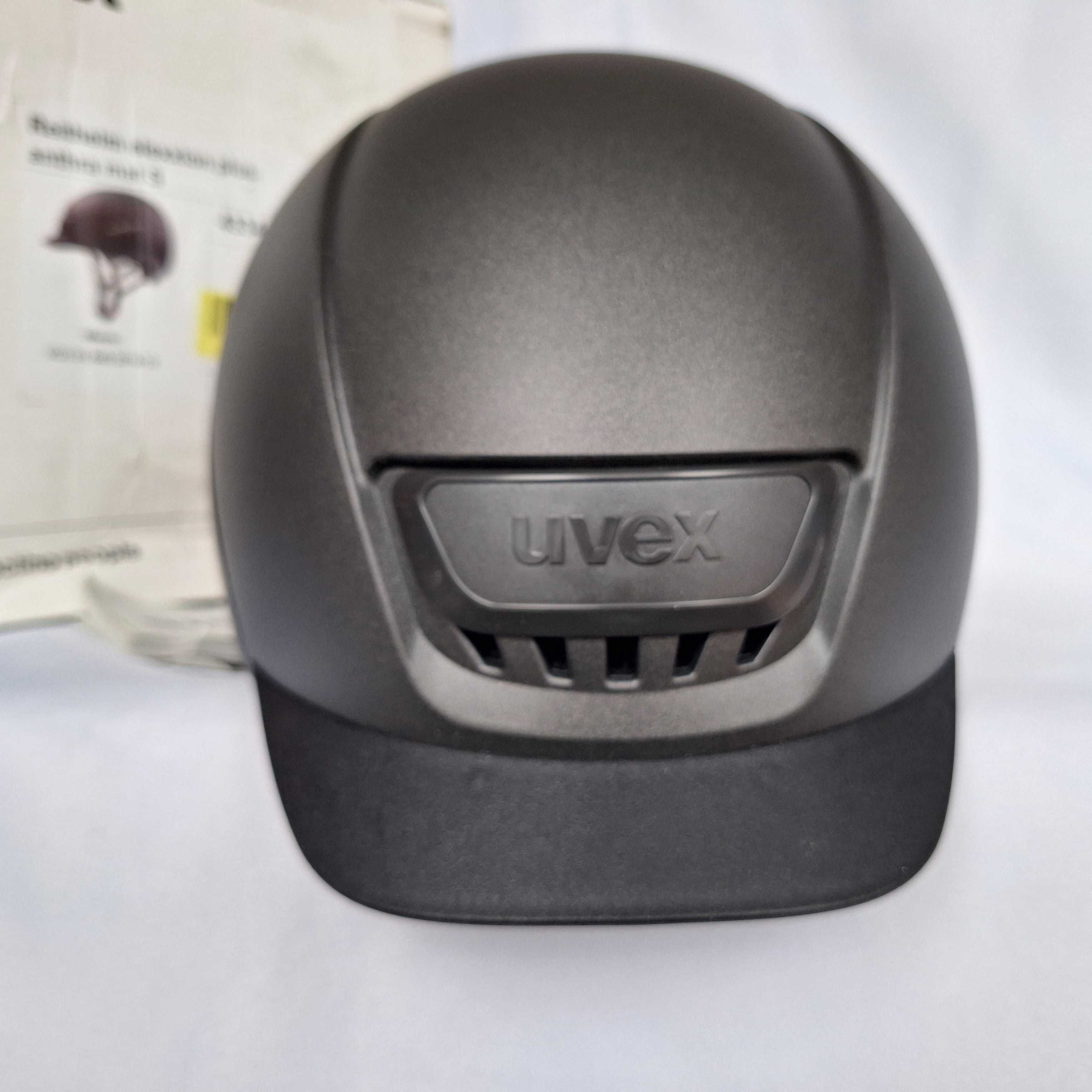 Kask jeździecki toczek Uvex Reithelm Elexxion Plus Anthra S 55-56cm