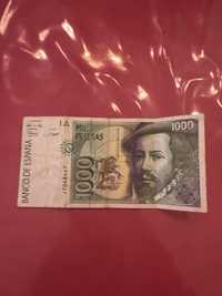 Nota 1000 pesetas