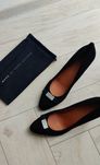 Чорні замшеві туфлі човники бренд Marc Jacobs р.40.5