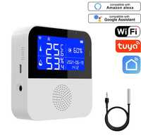 Sensor de temperatura e Humidade tuya wifi alexa e Google NOVO