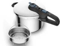 Скороварка Tefal Secure Trendy з паровим кошиком 6л (P2580701) Тефаль