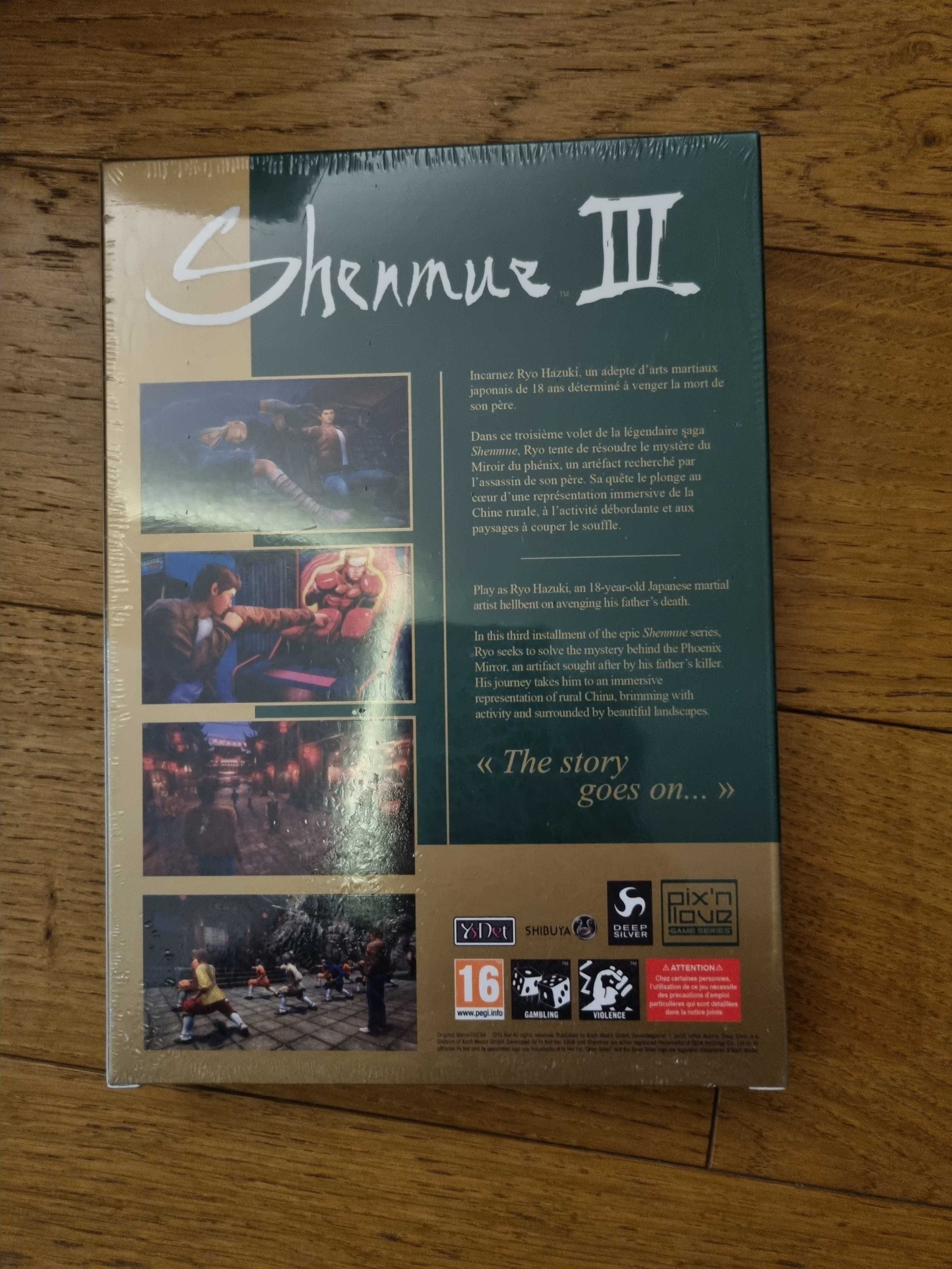 Shenmue 3 III edycja kolekcjonerska PS4 pixnlove