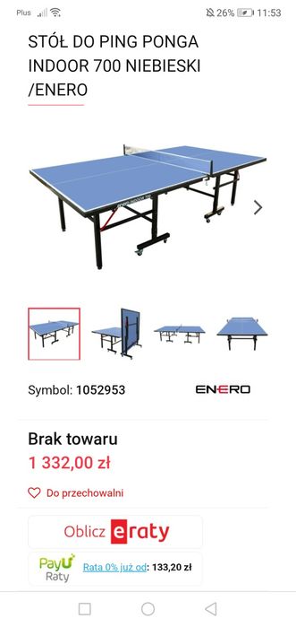 Stół do ping ponga w super cenie!j