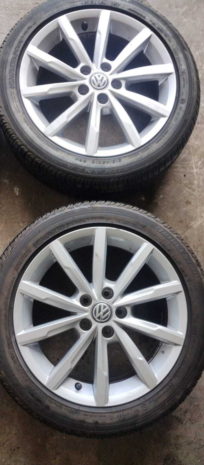 Alufelgi Vw Polo R6/Seat/Skoda Grupa VAG Bridgestone 215/45/R16 Letnie