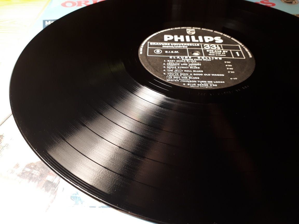 Pł. winył - Claude Bolling – Original Piano Blues, LP, Stereo, EX+/VG-