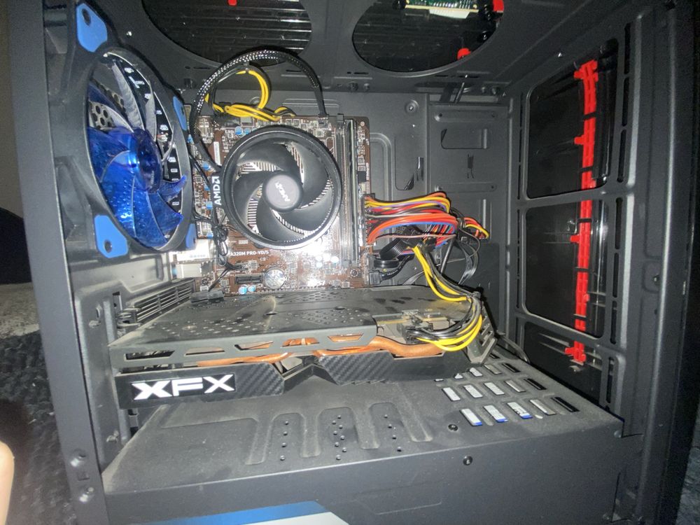 Komputer stacjonarny do gier – Ryzen 5 2400G, RX 580 4GB, 8GB RAM