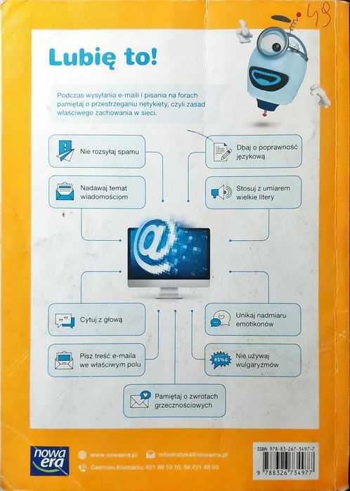 Podręcznik do informatyki, klasa 6, Nowa Era.