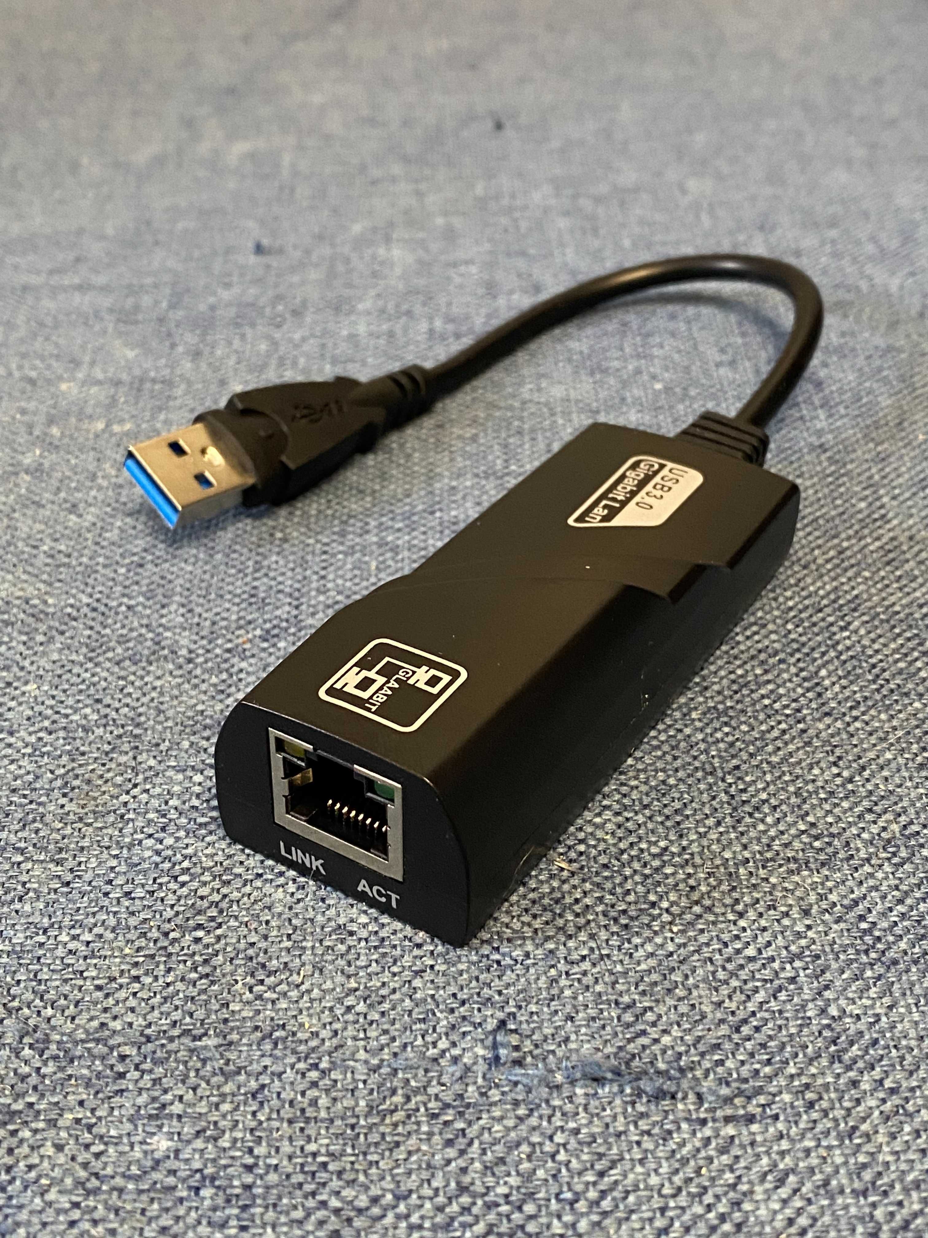 Гигабитный USB LAN RJ45 адаптер,проводной переходник USB 3.0-Ethernet