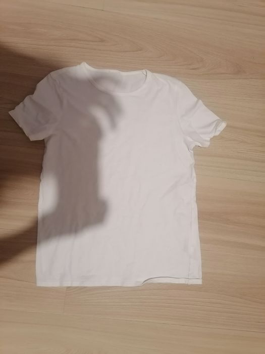 Jak nowa 146 bluzka biała idealna pod koszulę