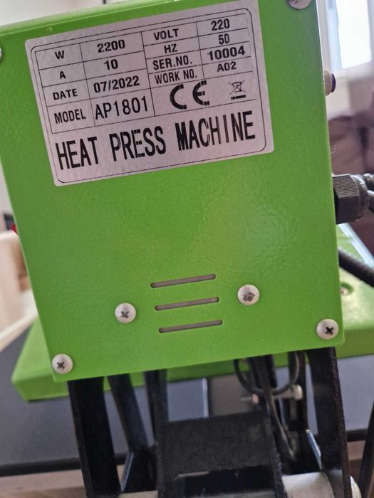 Prensa Térmica Semi-automática - Prato Duplo 40x50 centímetros