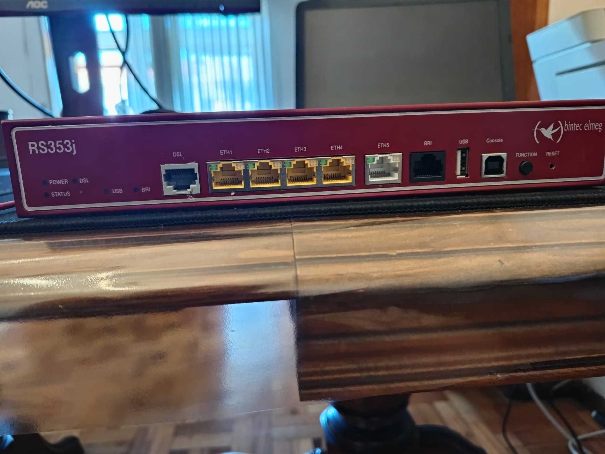 Roteador Profissional BinTec RS353j - VPN, VDSL2/ADSL