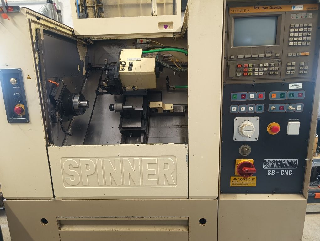 Tokarka CNC Spinner SB - CNC Siemens sinumerik 810T