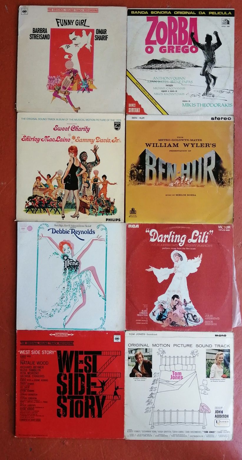 Bandas sonoras filmes : Vinil LP (7€ disco)