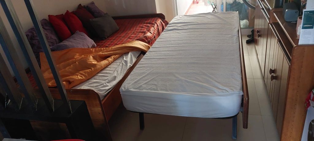 Cama c/ gavetão com colchão