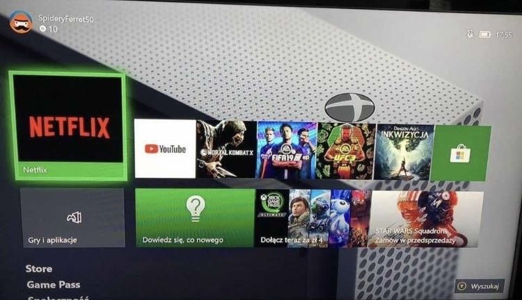 Konsola Xbox One X 1TB 4K UHD Napęd Gry Pad Kinect Fortnite Minecraft