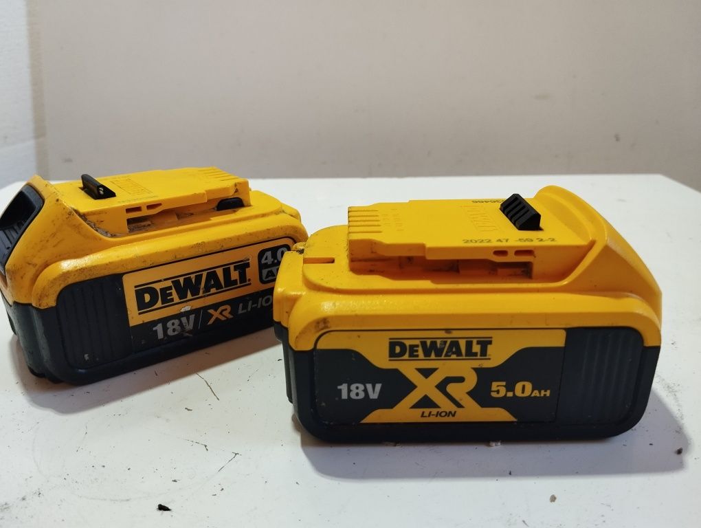 Bateria aku akumulator DeWalt 18v ,5.0ah + 4.0ah