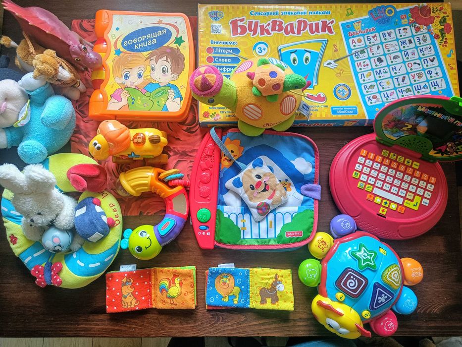 Лот розвивальних ігор, Chicco, fisher price