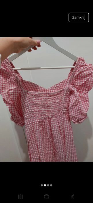 Sukienka ciążowa Barbie rozm. 34