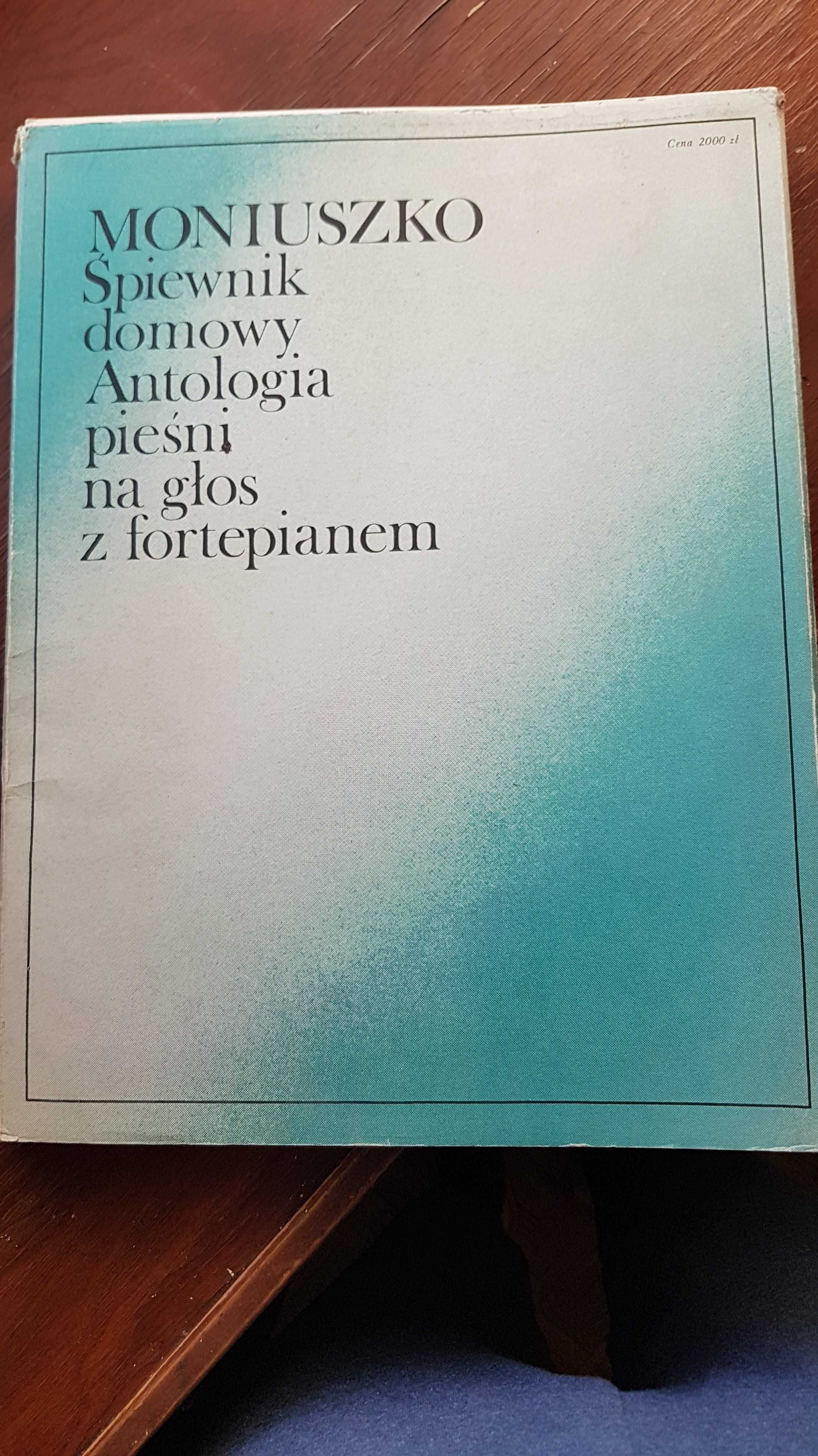 Nuty Moniuszko Śpiewnik Domowy, Antologia pieśni na głos z fortepianem