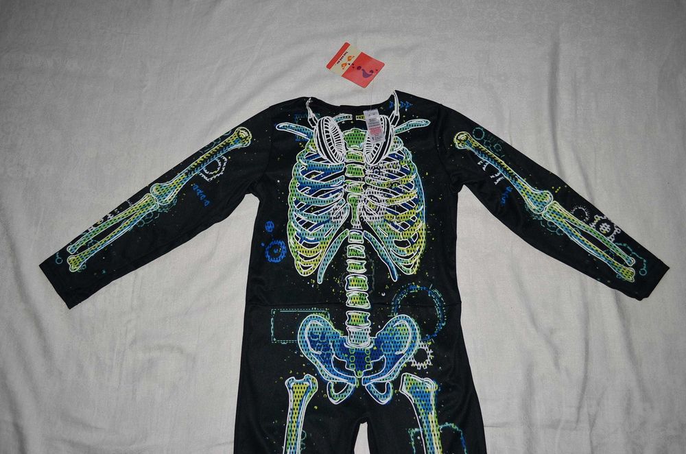 Новый скелет кости Хэллоуин шикарныйзомби колдун вампир маскарад кащей