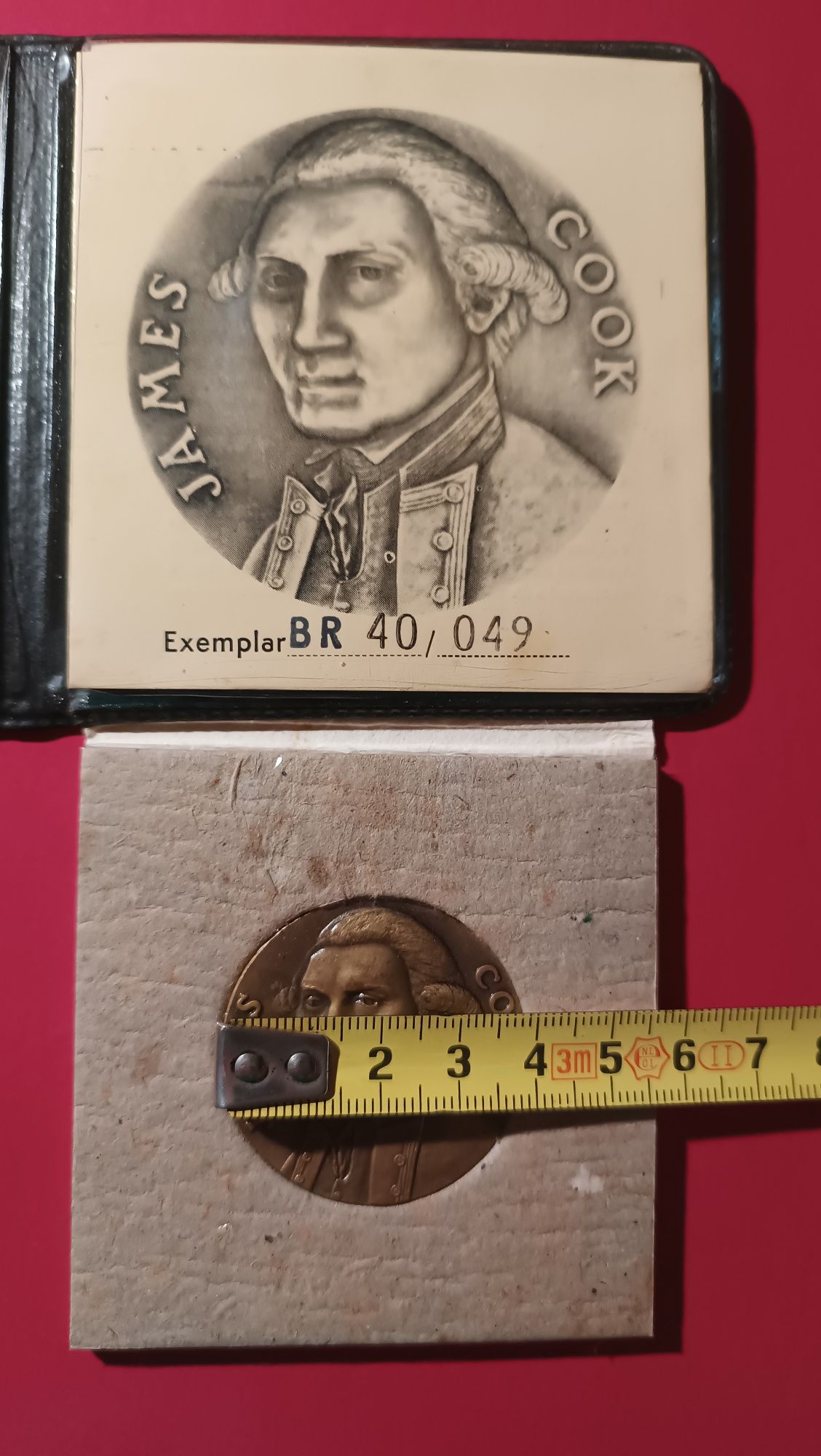 Medalha bronze James Cook "Endeavour" 1978 GRAVARTE edição limitada