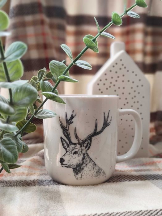 Piękny zimowy kubek