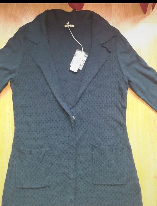 NOVO! Casaco de malha azul da intimissimi. Tamanho M