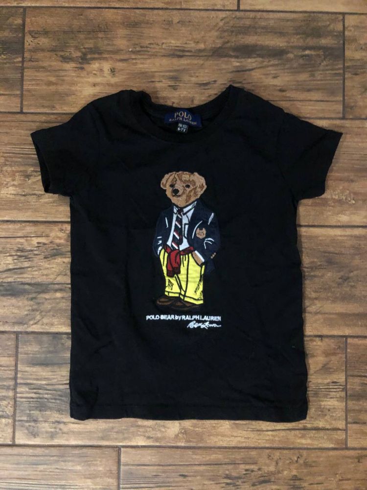 Детская Футболка Ralph Polo Lauren, 7 лет Bear , мишка