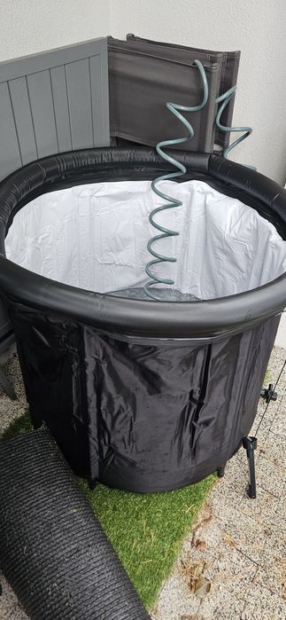 Health Hunters Balia beczka z lodem przenośna Wanna Lodowa do morsowan